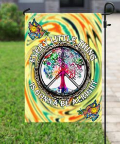 every little thing is gonna be alright hippie all over print flag 4