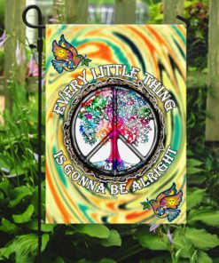 every little thing is gonna be alright hippie all over print flag 5