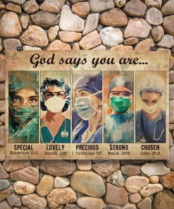 female physicians god says you are special lovely strong poster 3