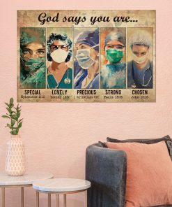 female physicians god says you are special lovely strong poster 4