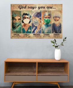 female physicians god says you are special lovely strong poster 5