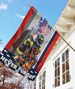 firefighter never forget american all over print flag 3