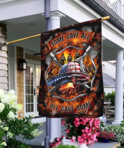 firefighter some gave all all gave some full printing flag 3