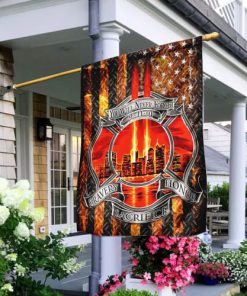 firefighter you will never forget full printing flag 2