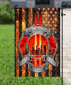 firefighter you will never forget full printing flag 4