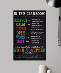 in this classroom you all are the reason that i am here poster 2