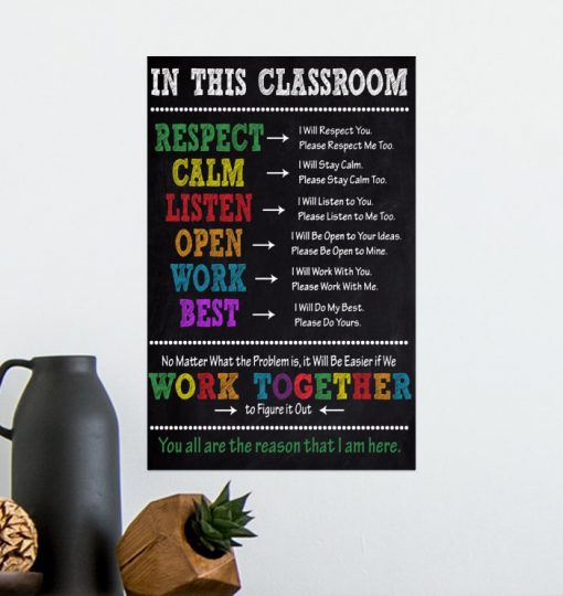 in this classroom you all are the reason that i am here poster 5