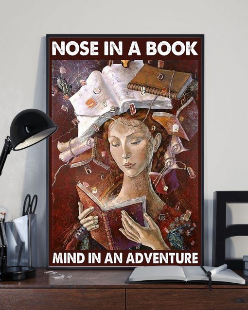 nose in a book mind in an adventure poster 3