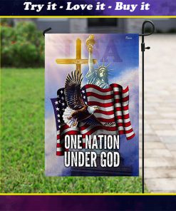 one nation under God american flag all over print flag