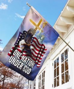 one nation under God american flag all over print flag 3