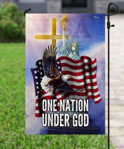 one nation under God american flag all over print flag 4