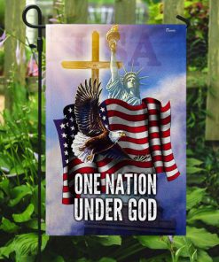 one nation under God american flag all over print flag 5