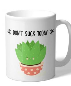 succulent dont suck today coffee mug 1