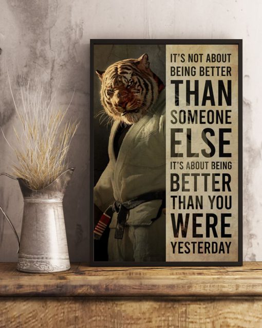 tiger its not about being better than someone else poster 4