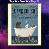 vintage cane corso bath soap wash your paws poster