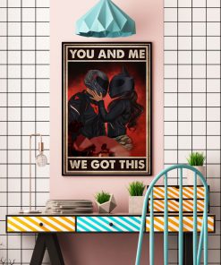 you and me we got this motor couple poster 4