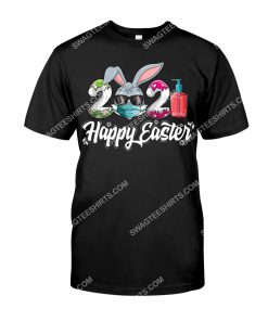 Happy Easter Day 2021 Bunny Wearing Mask Shirt 1(1)