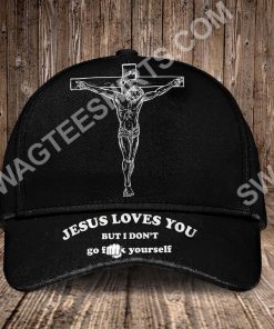 Jesus loves you all over printed classic cap 2(1)
