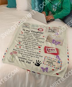 air mail to my daughter i believe in you your dad full printing blanket 2(1)
