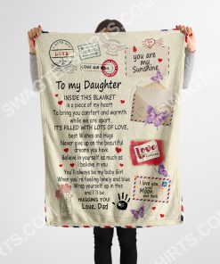 air mail to my daughter i believe in you your dad full printing blanket 4(1)