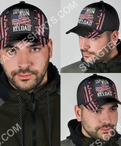 america flag these colors don't run they reload classic cap 4(1)