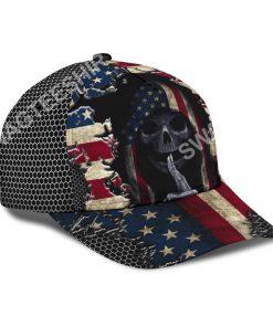 american flag skull crack all over printed cap 3(1)