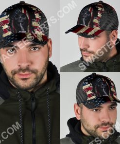 american flag skull crack all over printed cap 5(1)