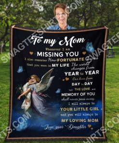 angle to my mom my loving mom your daughter full printing blanket 2(1)