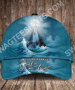 at my darkest God is my light all over printed classic cap 2(1)