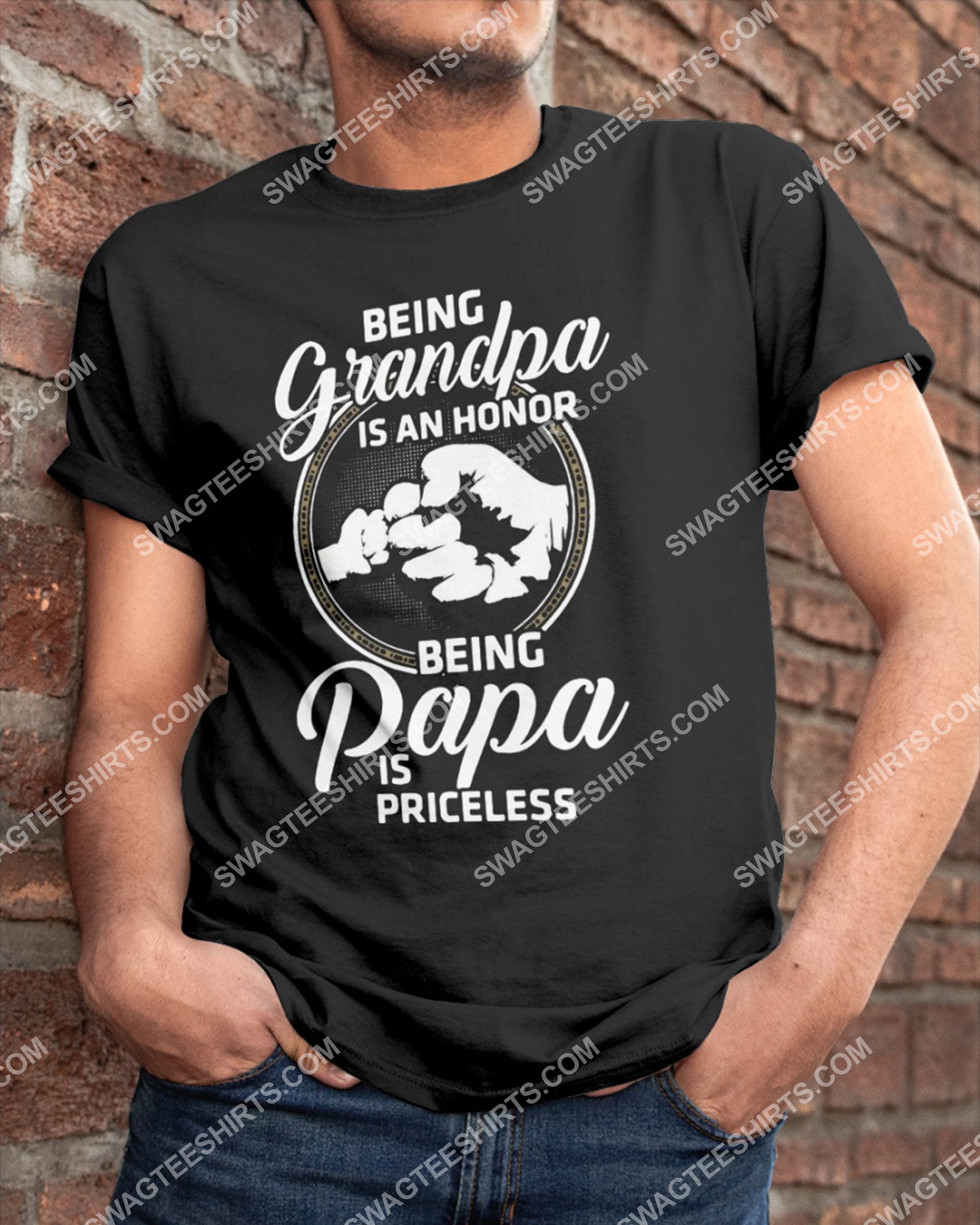 being grandpa is an honor being papa is priceless family shirt 3(1)