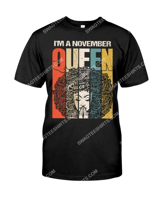 black girl i'm a november queen birthday shirt 1(1)