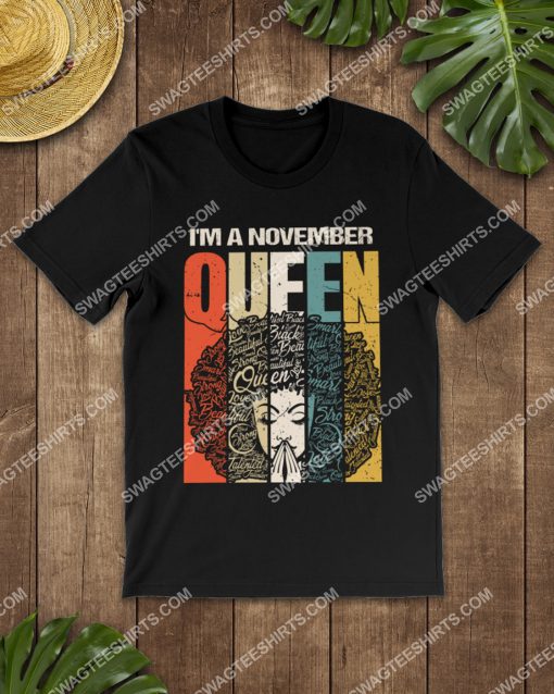 black girl i'm a november queen birthday shirt 2(1)