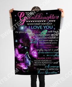 butterfly to granddaughter never forget how much i love you full printing blanket 5(1)