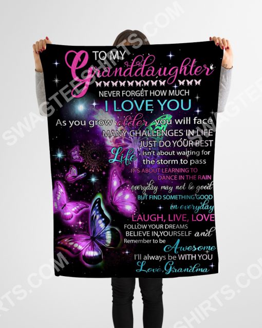 butterfly to granddaughter never forget how much i love you full printing blanket 5(1)