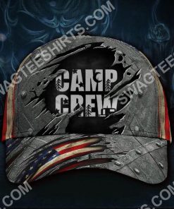 camp crew camping gift all over printed classic cap 2(1)