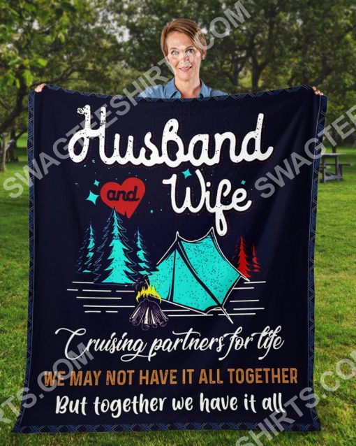 camping husband and wife together we have it all full printing blanket 3(1)