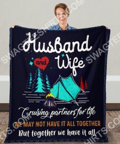 camping husband and wife together we have it all full printing blanket 4(1)