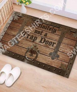 definitely not a trap door all over printed doormat 2(1)