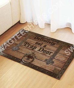 definitely not a trap door all over printed doormat 3(1) - Copy