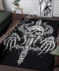 demon skull sword viking all over printed rug 5(1)