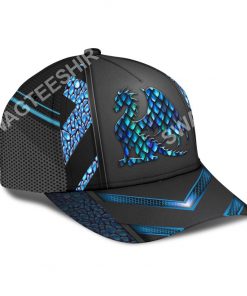 dragon blue pattern all over printed classic cap 3(1)