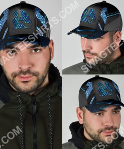 dragon blue pattern all over printed classic cap 5(1)