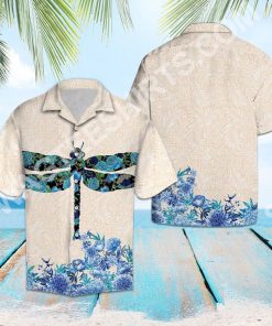 dragonfly flower all over printed hawaiian shirt 2(1)