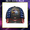 eagle we the people america flag all over printed classic cap