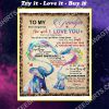 elephant to my grandpa never forget that how much i love you love grandson full printing blanket