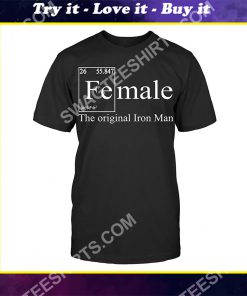 female the original iron man shirt
