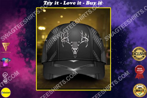for hunter hunting metal all over printed classic cap