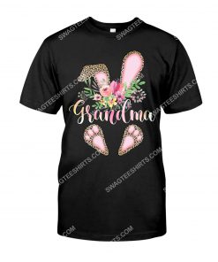 grandma bunny floral leopard easter day shirt 1(1)