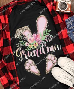 grandma bunny floral leopard easter day shirt 3(1) - Copy
