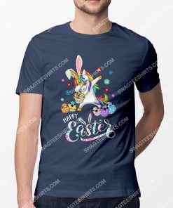 happy easter day unicorn dabbing with easter egg shirt 2(1)